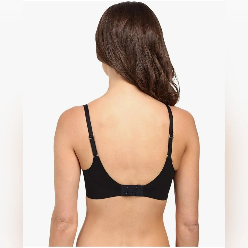 SPANX The Nudist Unlined Wireless Bra -‎ Black/Brown - Size 32B